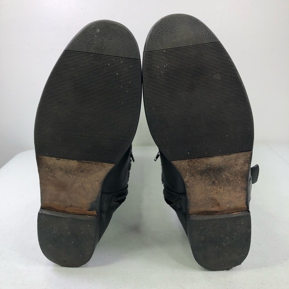 Cole Haan Black Leather Riding Boots Size 9B - Picture 5 of 9